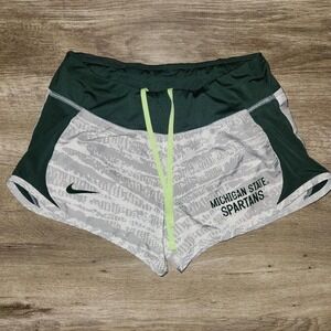 Nike Women's XS Michigan State Spartans brief lined running shorts